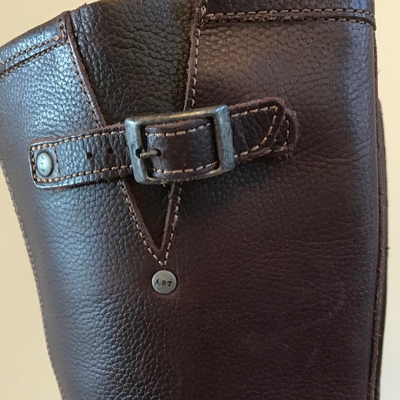 THE ART COMPANY BROWN BERLIN LEATHER BOOTS - Picture 8 of 15